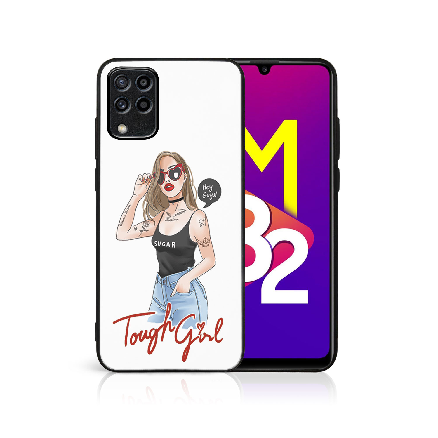 MY ART Husă De Protecție Pentru Samsung Galaxy M33 5G TOUGH GIRL (131)