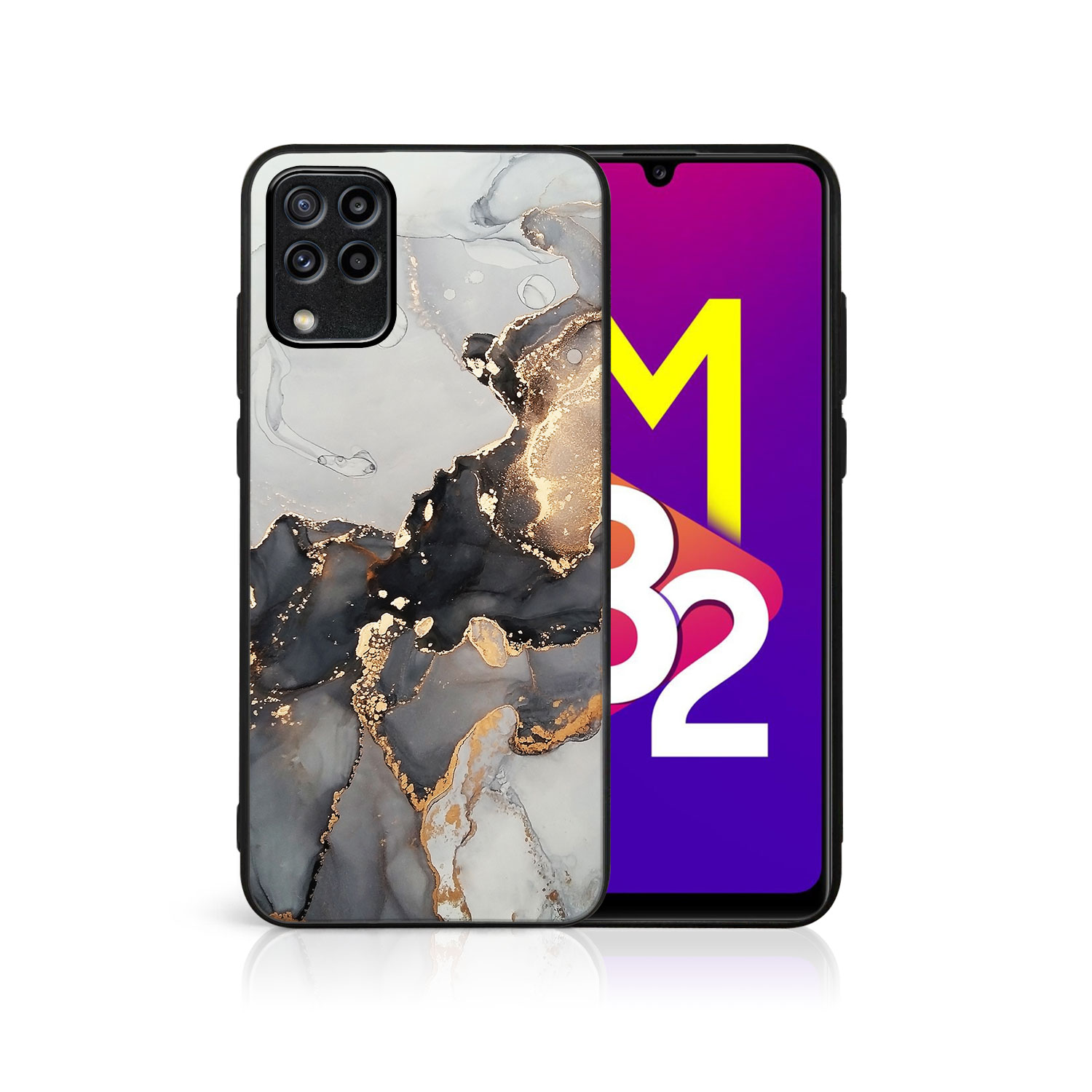 MY ART Husă De Protecție Pentru Samsung Galaxy M33 5G GREY MARBLE (140)