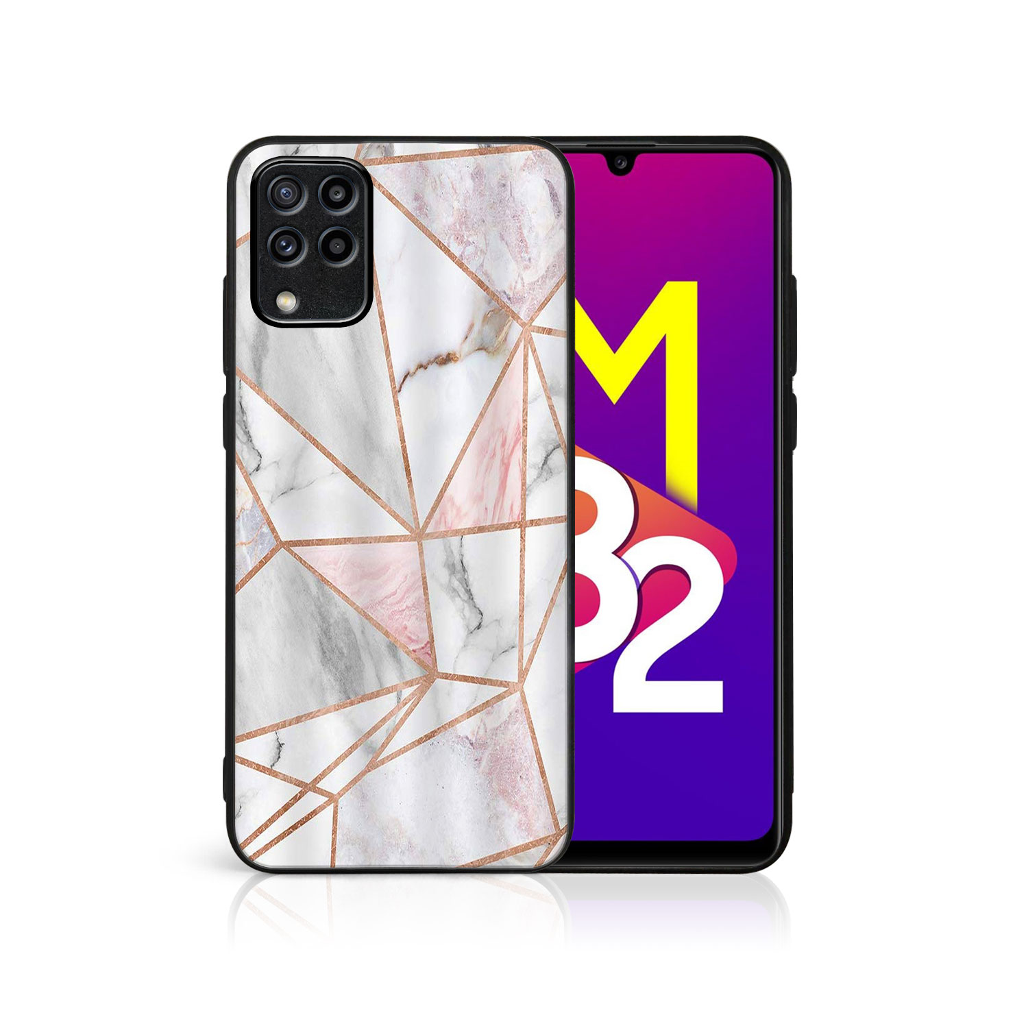 MY ART Husă De Protecție Pentru Samsung Galaxy M33 5G PINK MARBLE (143)