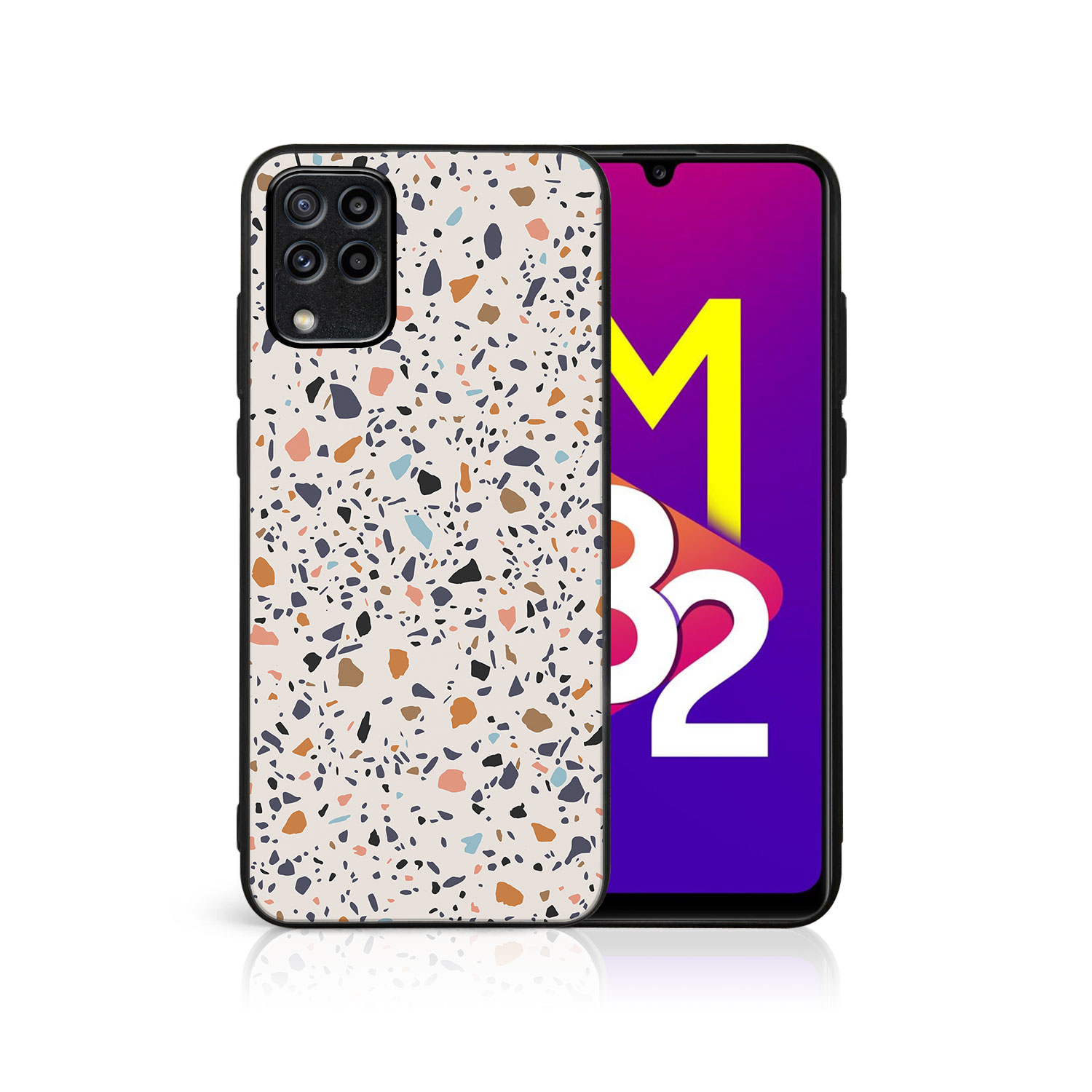 MY ART Husă De Protecție Pentru Samsung Galaxy M33 5G BEJ TERRAZZO (162)