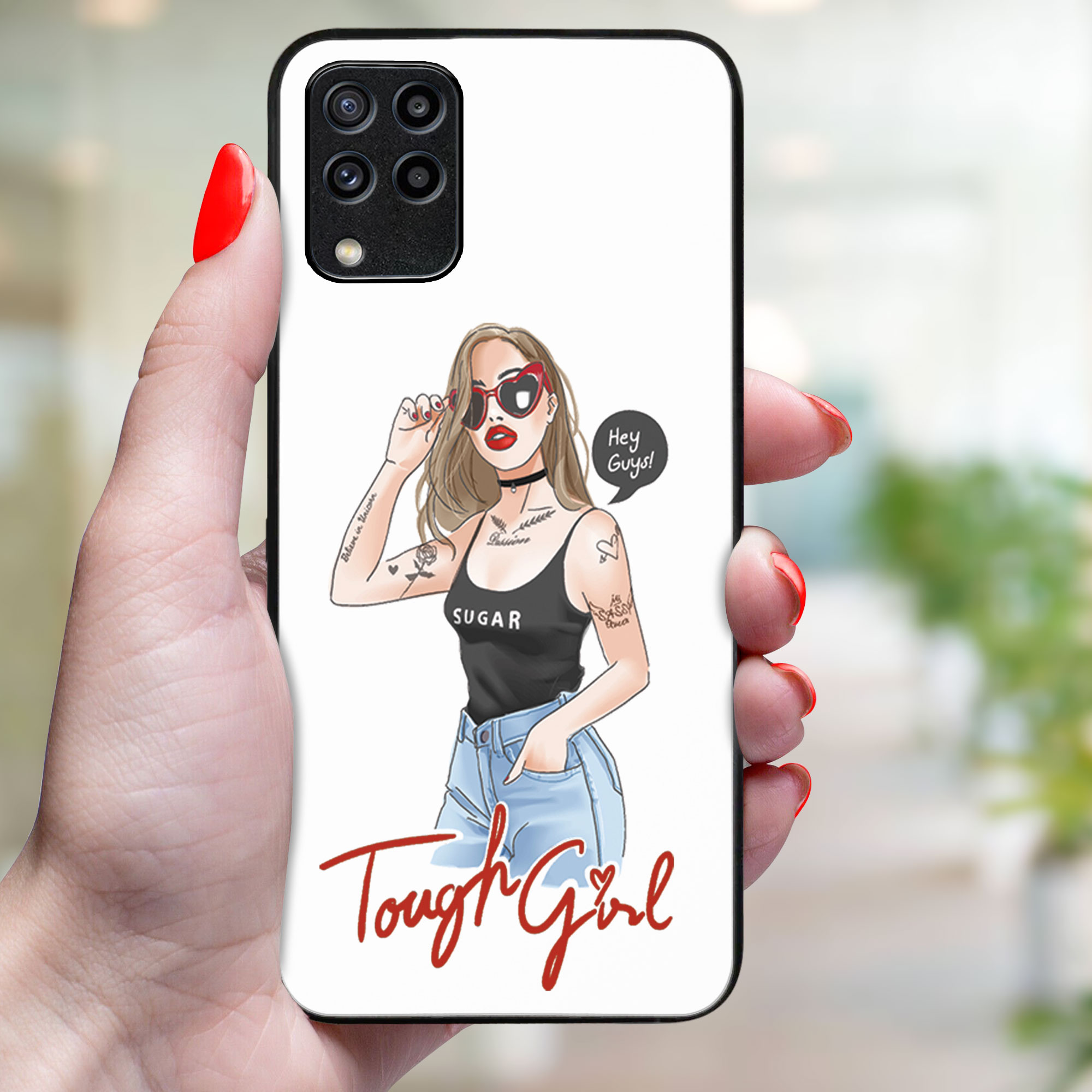 MY ART Husă De Protecție Pentru Samsung Galaxy M33 5G TOUGH GIRL (131)