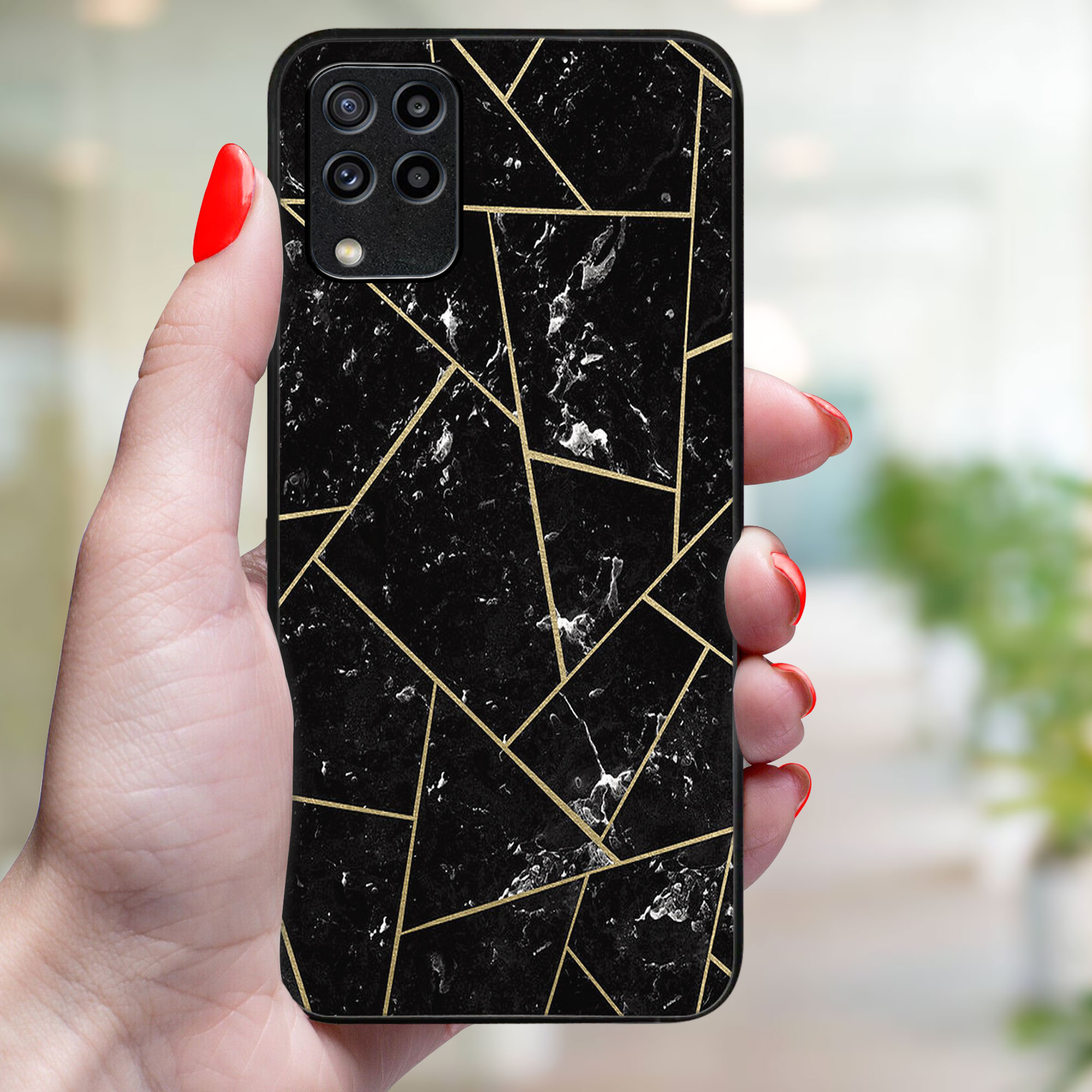 MY ART Husă De Protecție Pentru Samsung Galaxy M33 5G POLYGONAL (150)