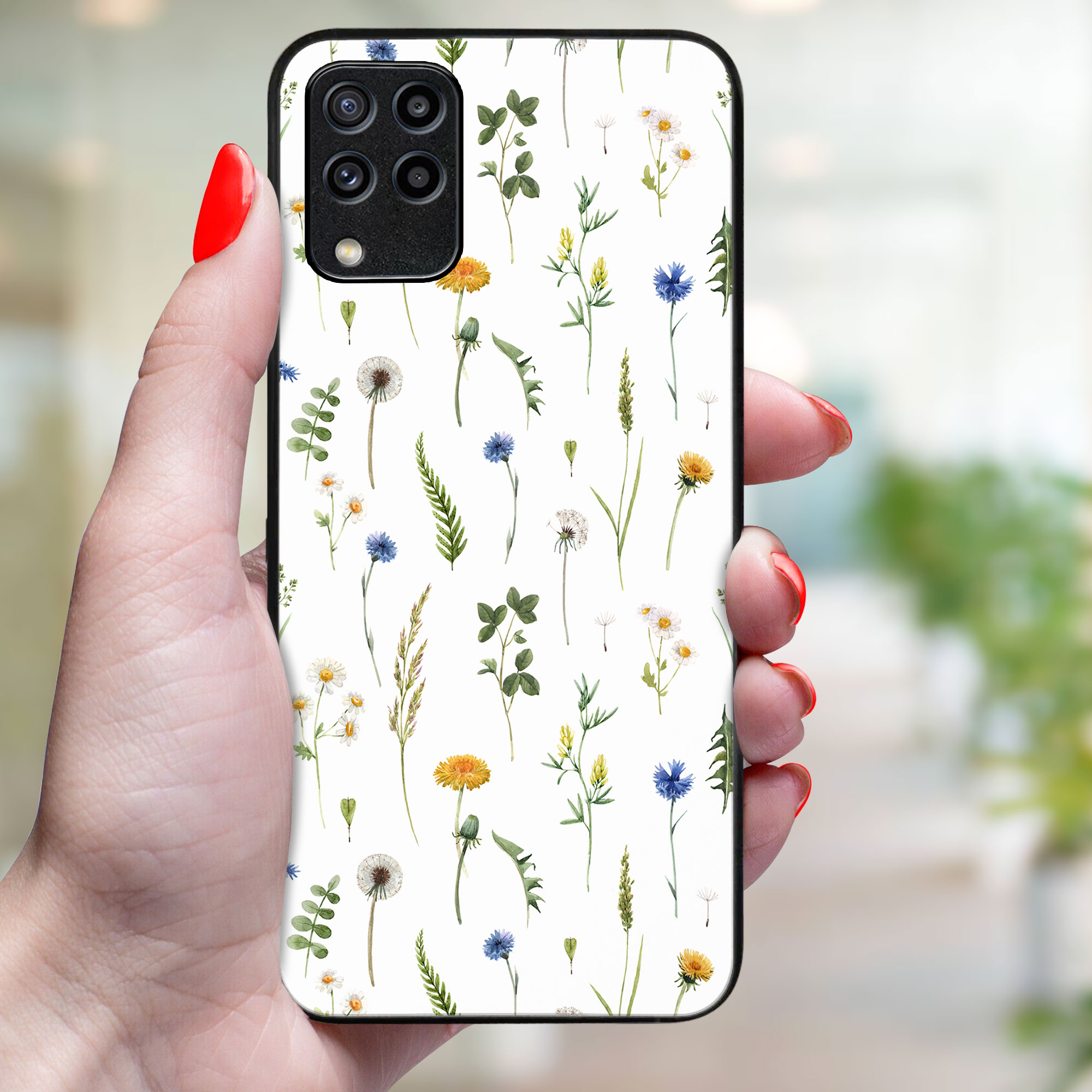 MY ART Husă De Protecție Pentru Samsung Galaxy M33 5G WILD FLOWER (153)