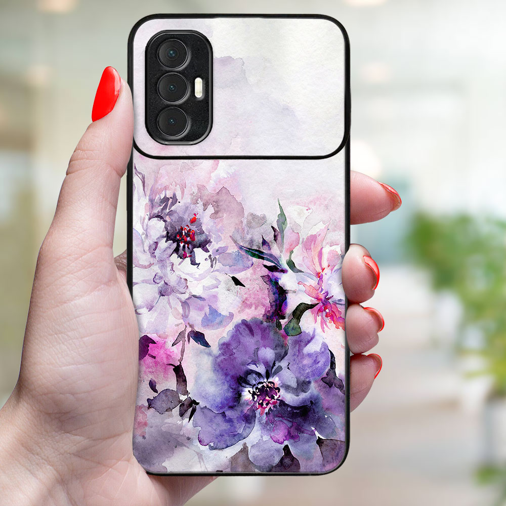 MY ART Husă De Protecție Pentru Tecno Spark 8 Pro PEONIES (156)