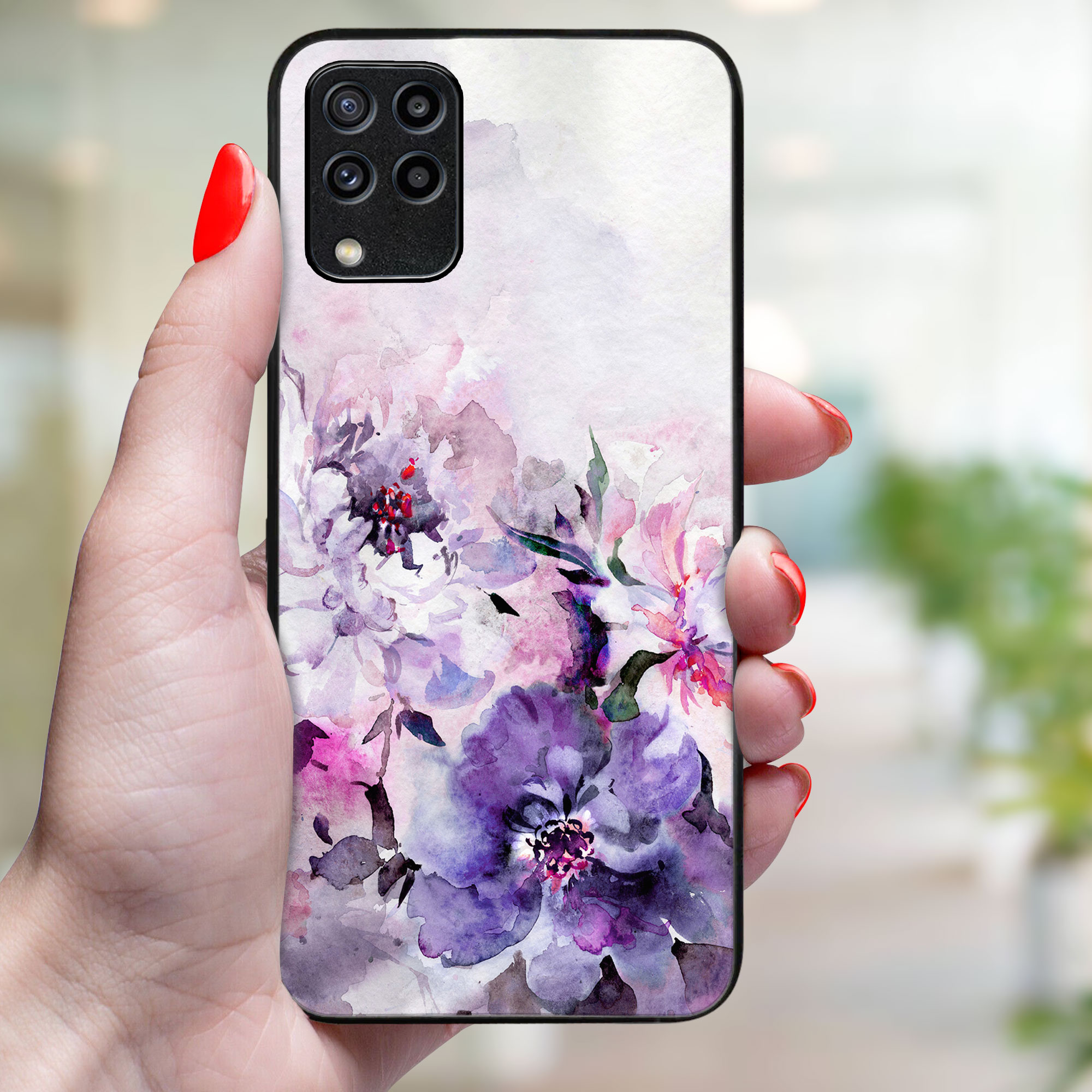 MY ART Husă De Protecție Pentru Samsung Galaxy M33 5G PEONIES (156)