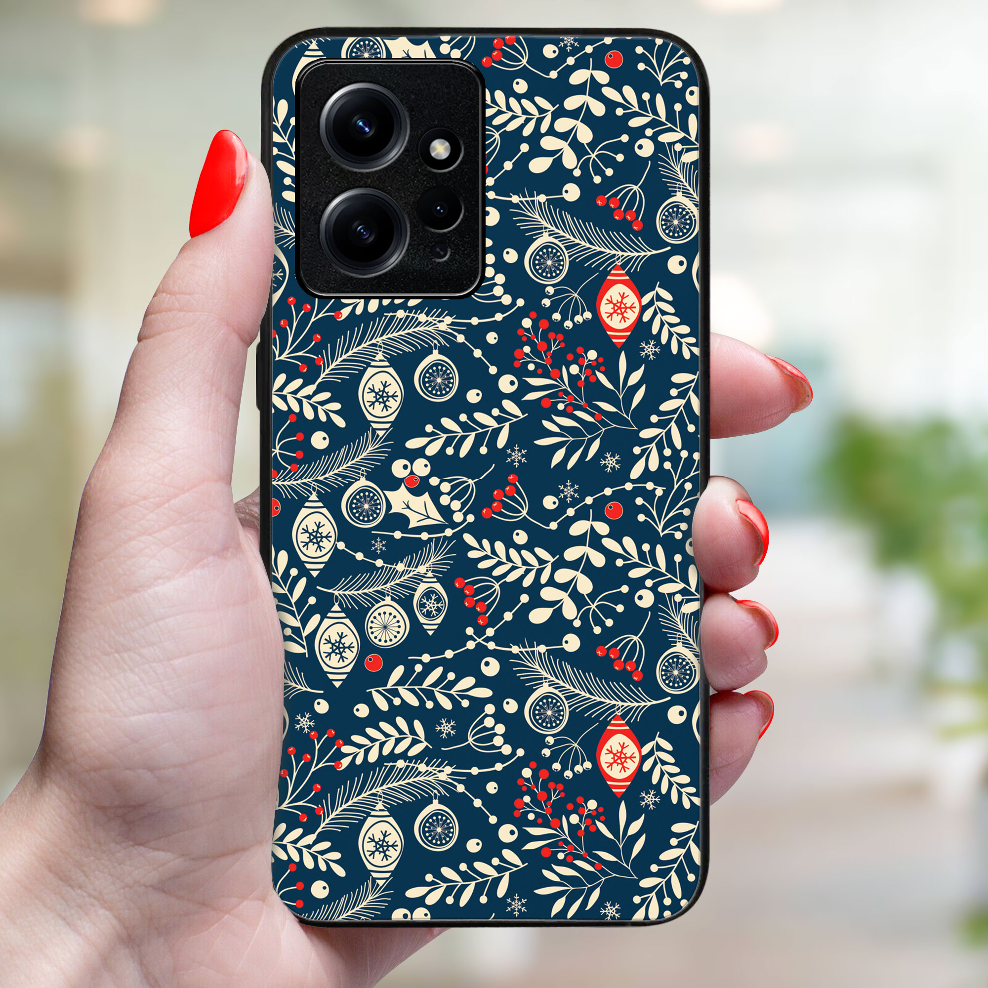 Husă MY ART Cu Design De Crăciun Xiaomi Redmi Note 12 MISTLETOE (070)