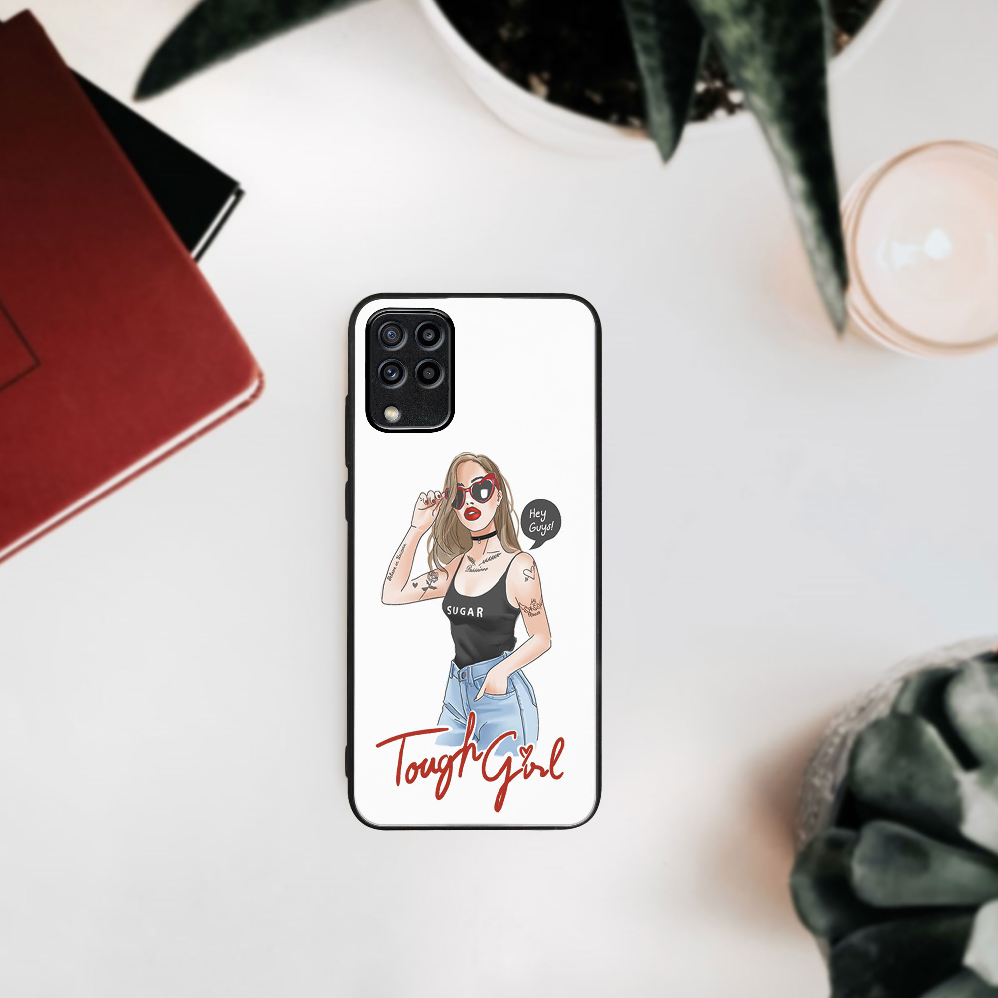 MY ART Husă De Protecție Pentru Samsung Galaxy M33 5G TOUGH GIRL (131)