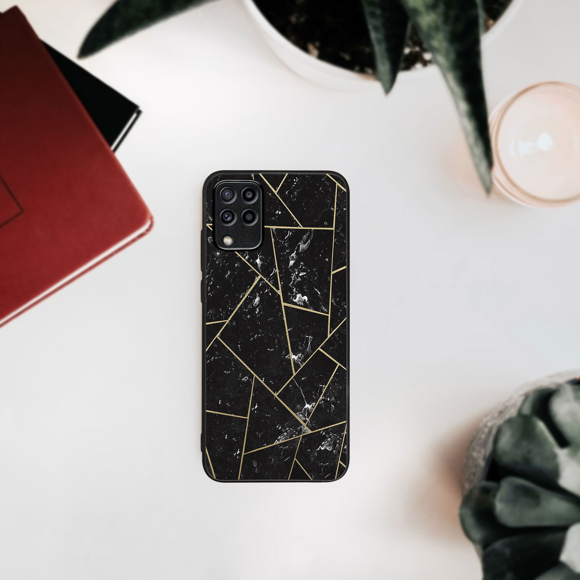 MY ART Husă De Protecție Pentru Samsung Galaxy M33 5G POLYGONAL (150)