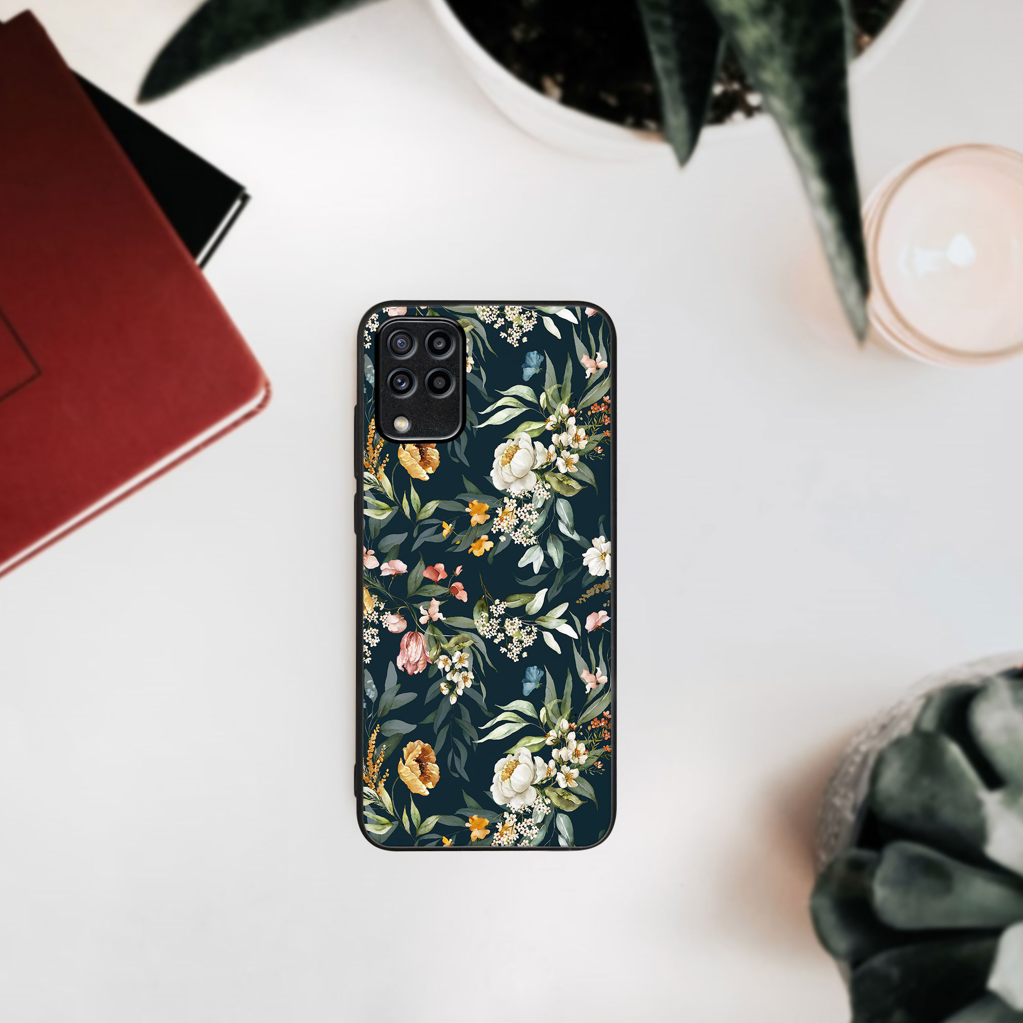 MY ART Husă De Protecție Pentru Samsung Galaxy M33 5G FLORA L (158)