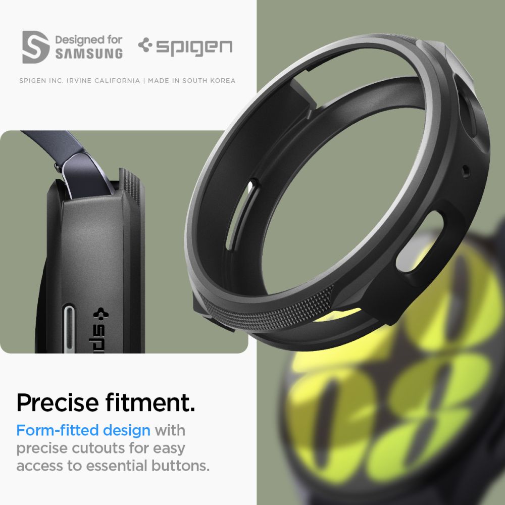 SPIGEN LIQUID AIR Husă Pentru Samsung Galaxy Watch 7 40mm MATTE BLACK