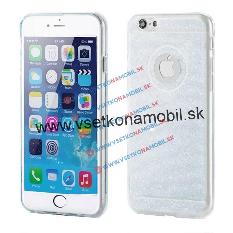 Apple siliciu Apple iPhone 6 Plus / 6S Plus GLIT TER transparent