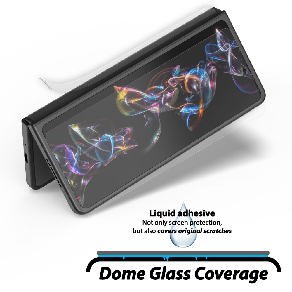 Sticlă WHITE STONE DOME GLASS UV Pentru Samsung Galaxy Z Fold 4 5G - 2 Buc