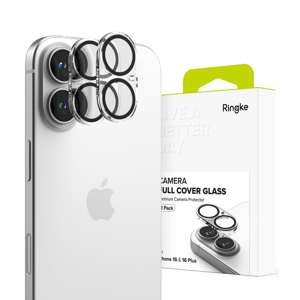 RINGKE PROTECTOR CAMERA 2-PACHET Sticlă Pentru Cameră Apple IPhone 16 / 16 Plus CLEAR