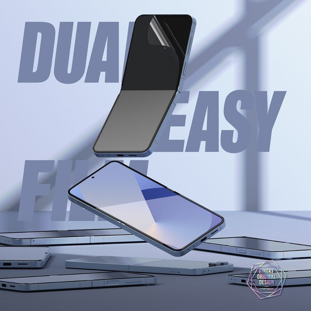 RINGKE DUAL EASY 2-PACK Film De Protecție Samsung Galaxy Z Flip6 5G CLEAR