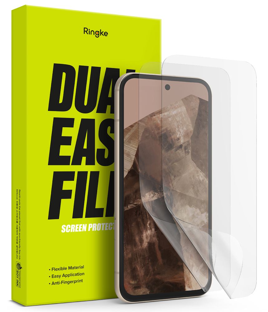 RINGKE DUAL EASY 2-PACK Film De Protecție Pentru Google Pixel 8a