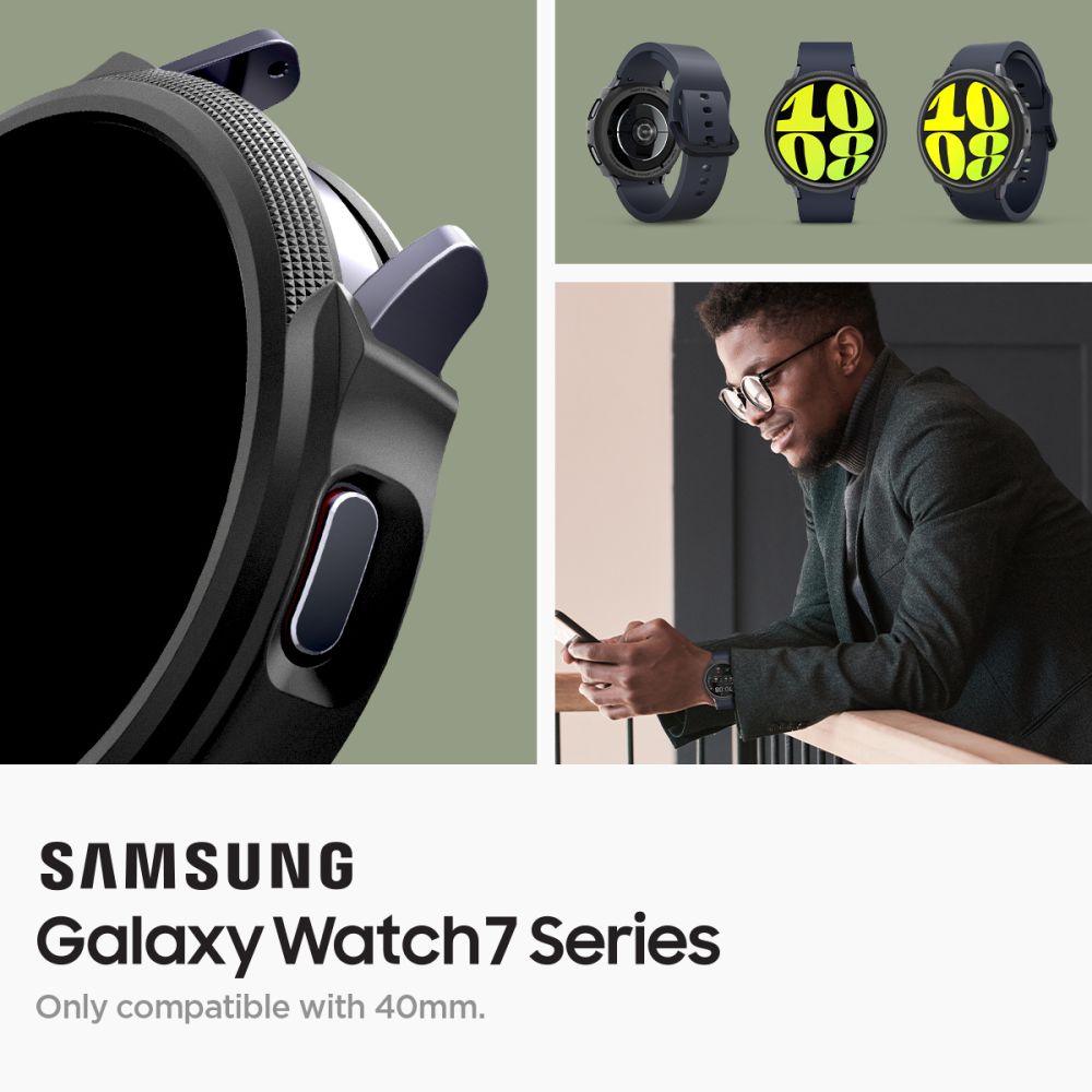 SPIGEN LIQUID AIR Husă Pentru Samsung Galaxy Watch 7 40mm MATTE BLACK