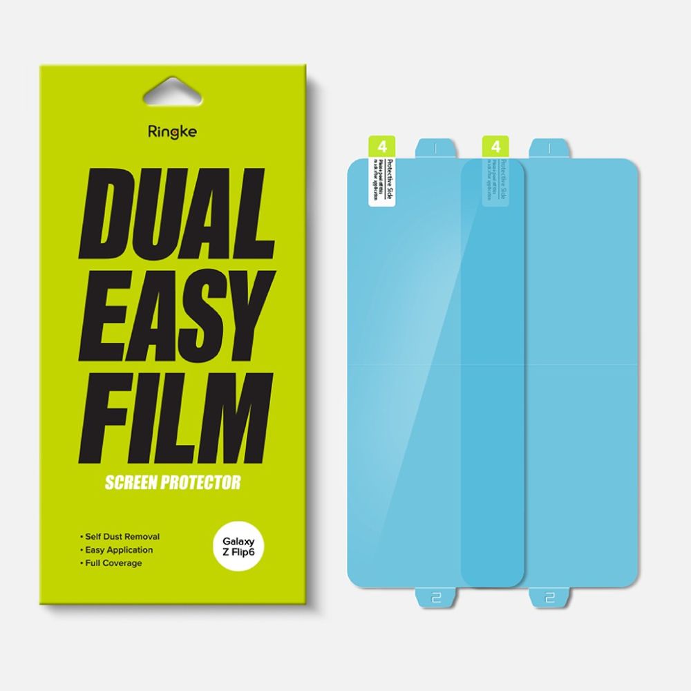 RINGKE DUAL EASY 2-PACK Film De Protecție Samsung Galaxy Z Flip6 5G CLEAR