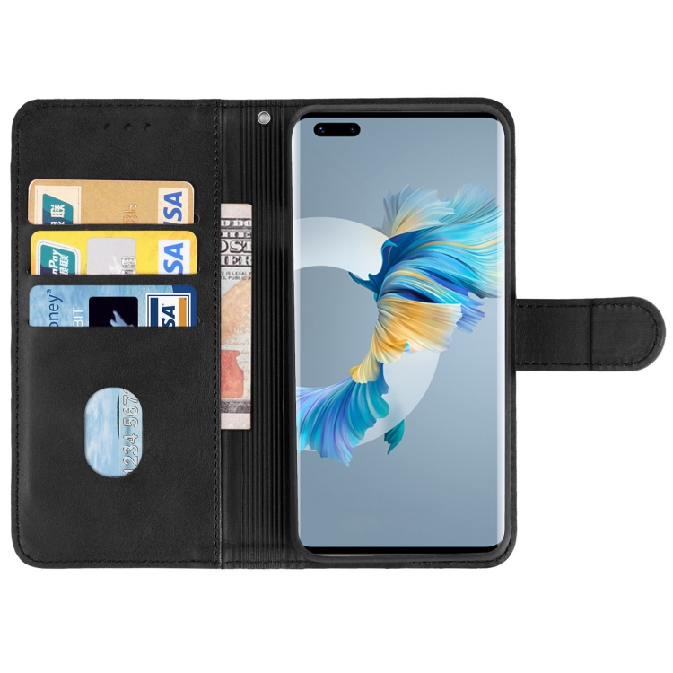 SMOOTH Husă Portofel Pentru Huawei Mate 40 Pro Negru