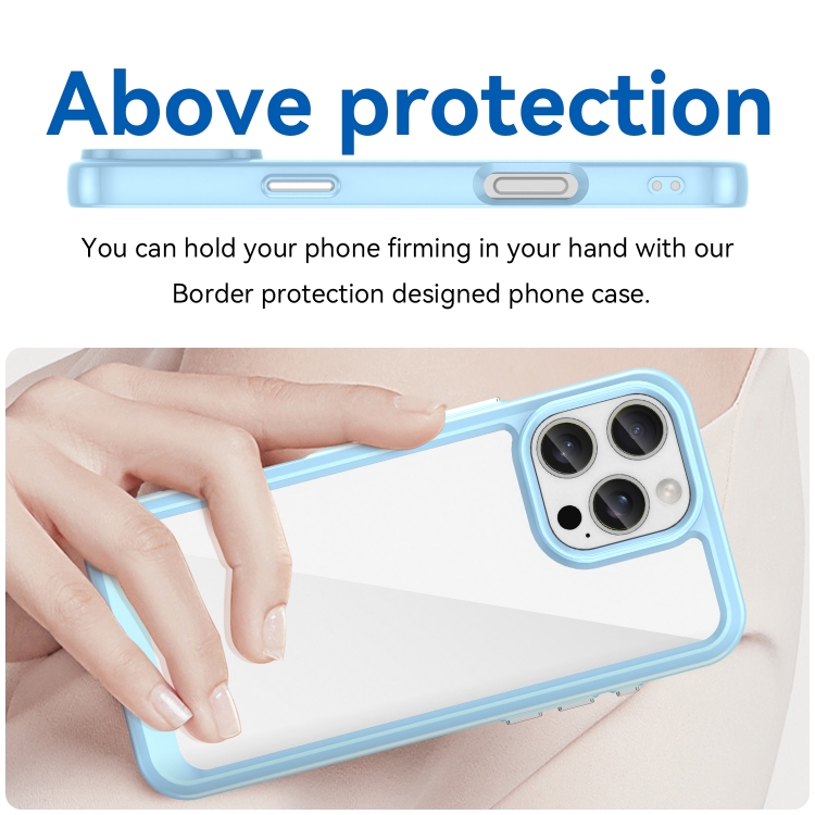 CRYSTAL Husă De Protecție Pentru Apple IPhone 16 Pro Max Albastru