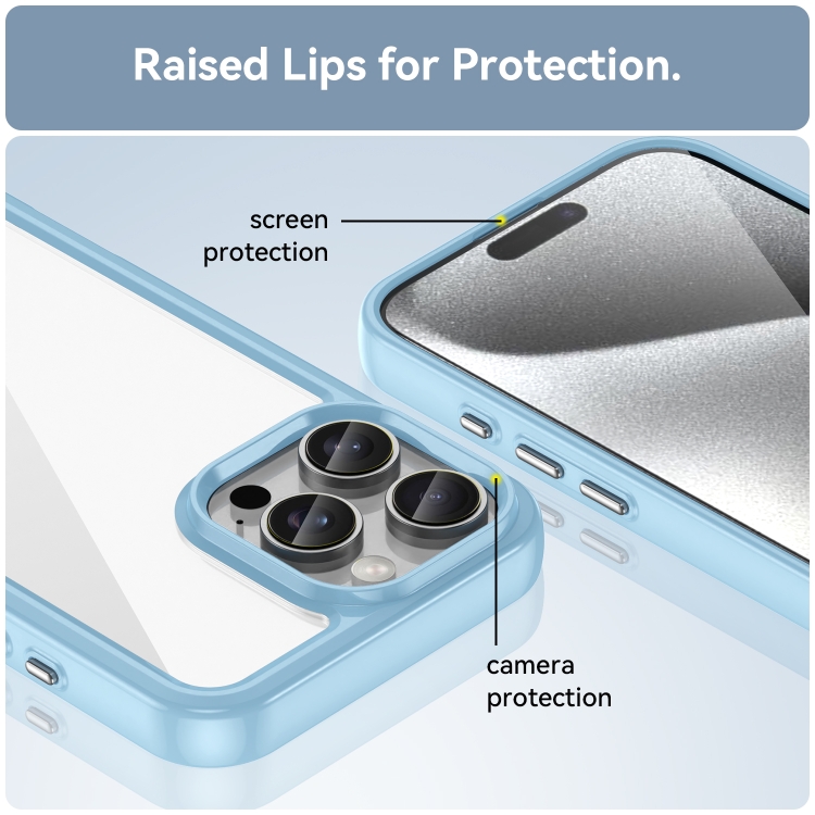 CRYSTAL Husă De Protecție Pentru Apple IPhone 16 Pro Max Albastru