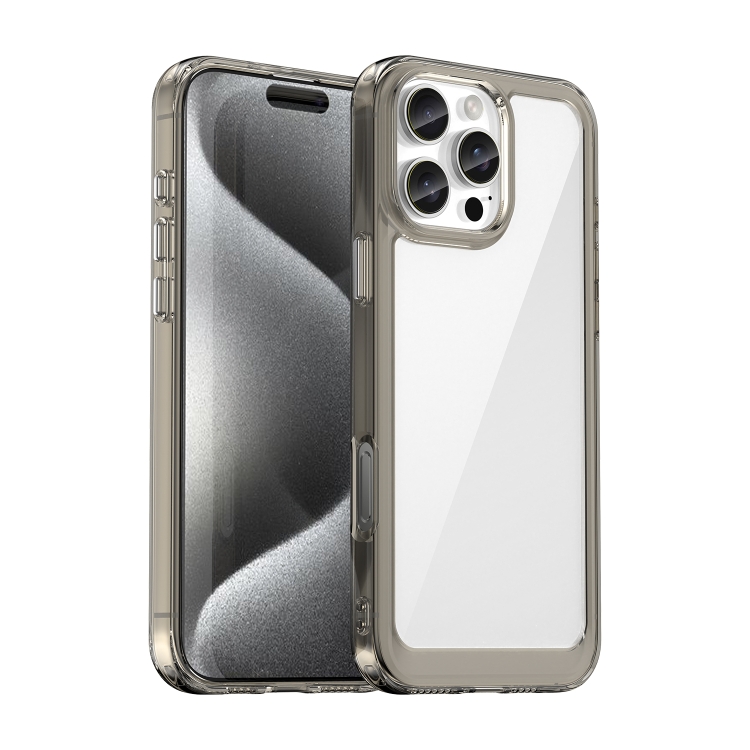 CRYSTAL Husă De Protecție Pentru Apple IPhone 16 Pro Max Gri