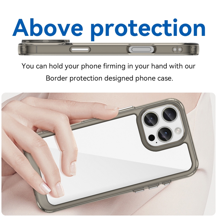 CRYSTAL Husă De Protecție Pentru Apple IPhone 16 Pro Max Gri