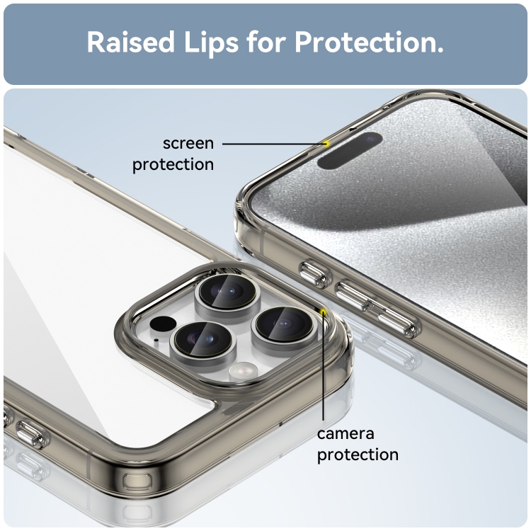 CRYSTAL Husă De Protecție Pentru Apple IPhone 16 Pro Max Gri