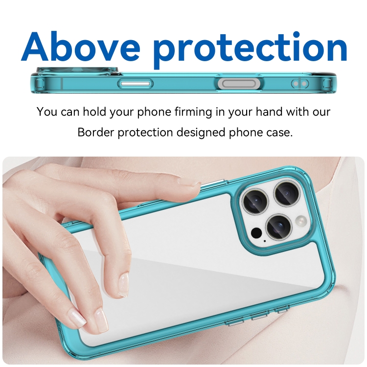 CRYSTAL Husă De Protecție Pentru Apple IPhone 16 Pro Max Turcoaz