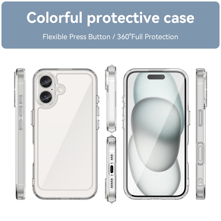 CRYSTAL Husă De Protecție Pentru Apple IPhone 16 Transparent