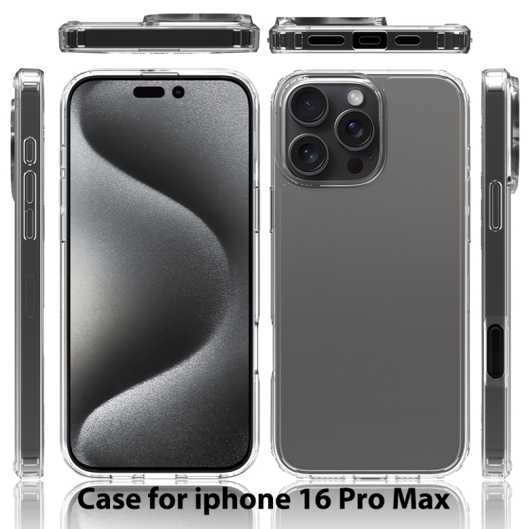 SHOCK Extra Husă Durabilă Apple IPhone 16 Pro Max Negru