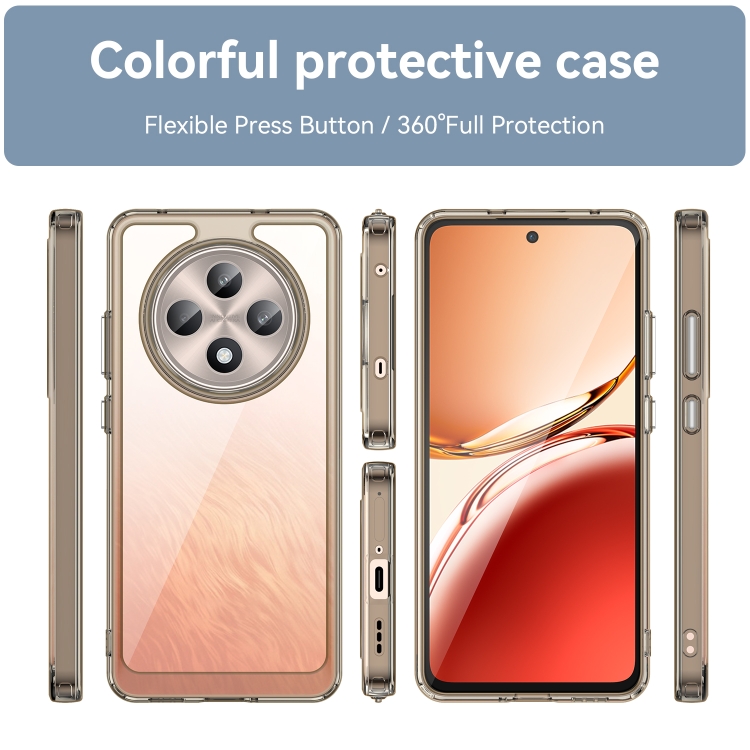 CRYSTAL Husă De Protecție Pentru Oppo Reno12 FS 5G Gri