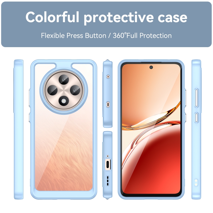 CRYSTAL Husă De Protecție Pentru Oppo Reno12 FS 5G Albastru