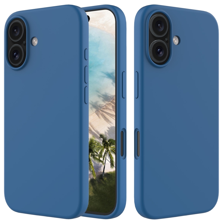 RUBBER Husă De Protecție Pentru Apple IPhone 16 Plus Albastru