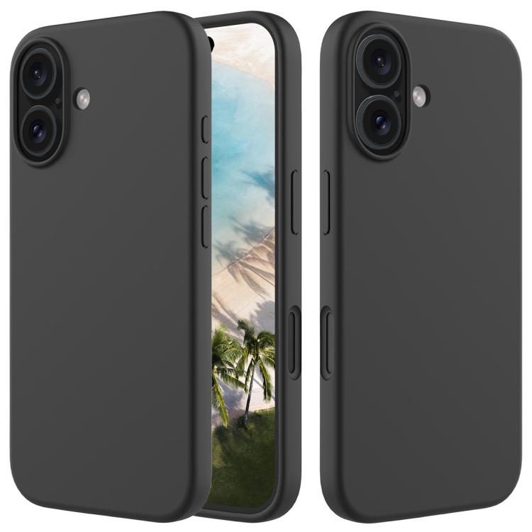 RUBBER Husă De Protecție Pentru Apple IPhone 16 Plus Negru