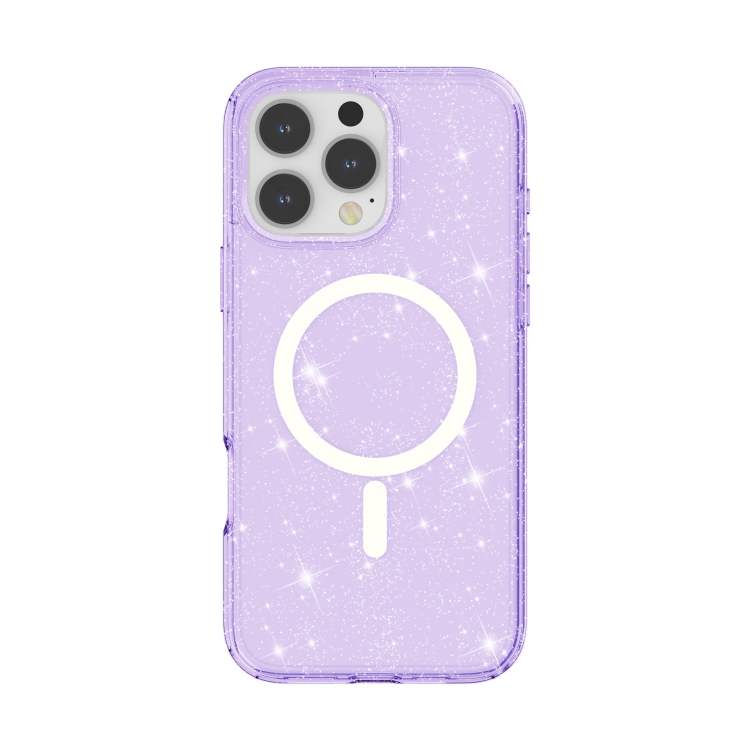 GLITTER MAGSAFE Husă De Protecție Pentru Apple IPhone 16 Pro Max Violet