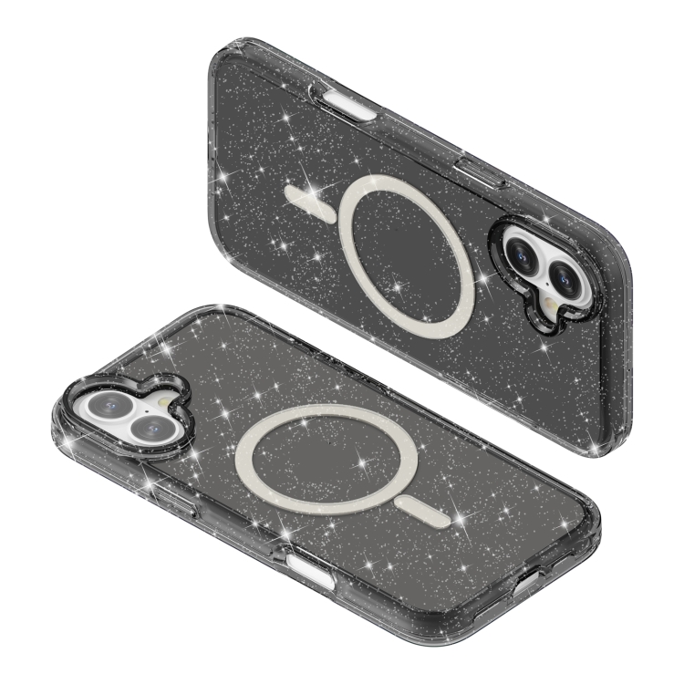 GLITTER MAGSAFE Husă De Protecție Pentru Apple IPhone 16 Negru