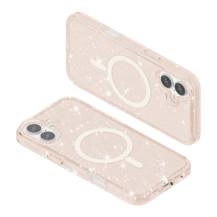 GLITTER MAGSAFE Husă De Protecție Pentru Apple IPhone 16 Roz Somon