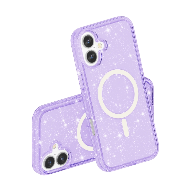 GLITTER MAGSAFE Husă De Protecție Pentru Apple IPhone 16 Violet