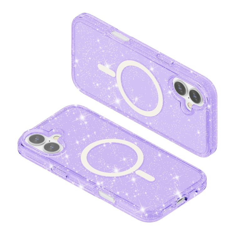 GLITTER MAGSAFE Husă De Protecție Pentru Apple IPhone 16 Violet