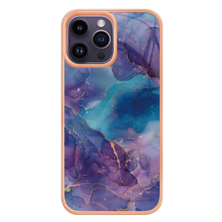 IMD MARBLE Husă De Protecție Pentru Apple IPhone 16 Pro Max PURPLE