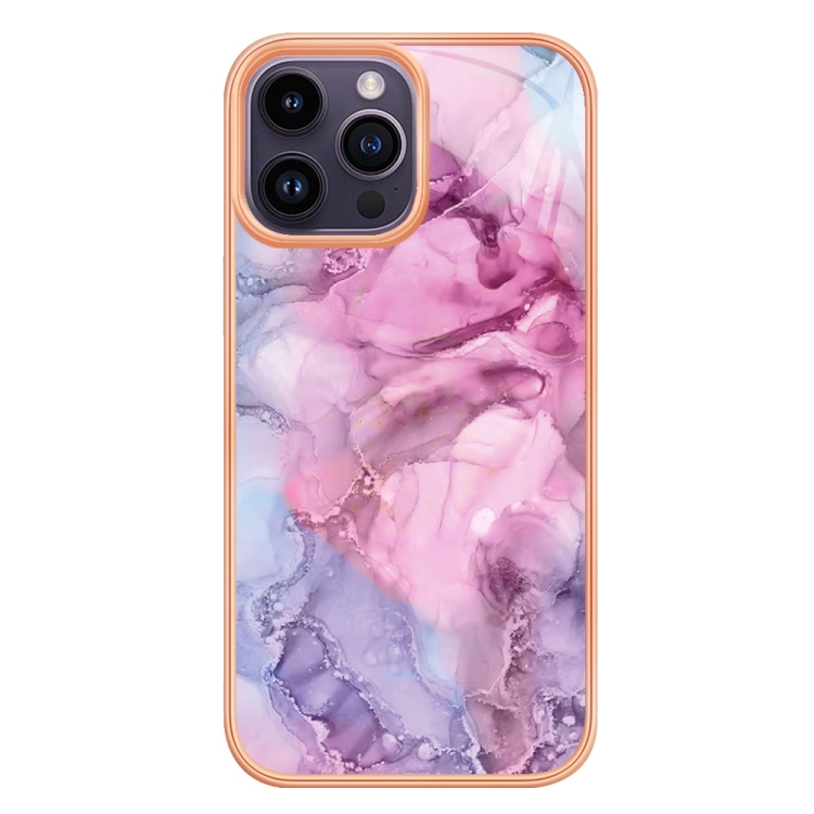 IMD MARBLE Husă De Protecție Pentru Apple IPhone 16 Pro Max PINK