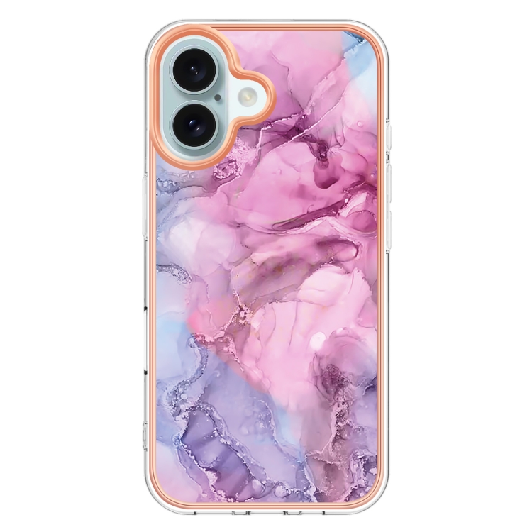 IMD MARBLE Husă De Protecție Pentru Apple IPhone 16 PINK