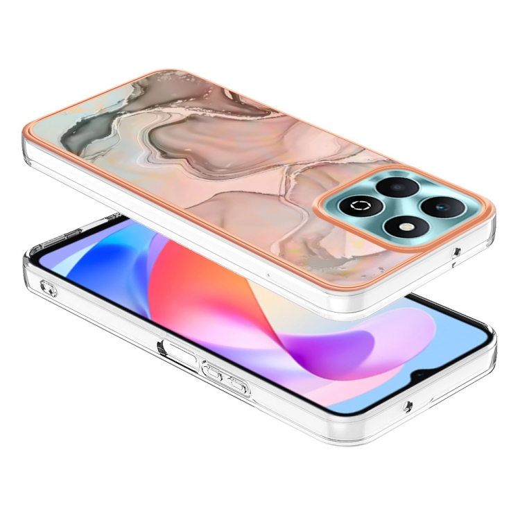 IMD MARBLE Husă De Protecție Pentru Honor X6b ROSE GOLD