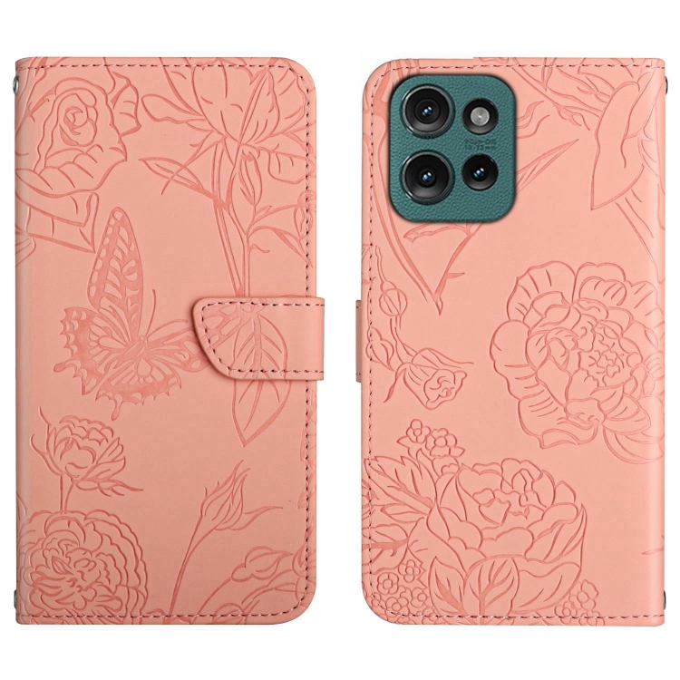 ART BLOSSOM Husă Portofel Pentru Motorola Edge 50 Neo Roz