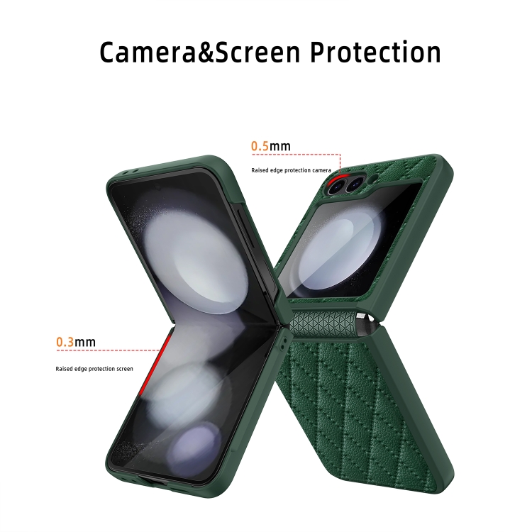 LATTICE Husă De Protecție Pentru Samsung Galaxy Z Flip6 5G Verde