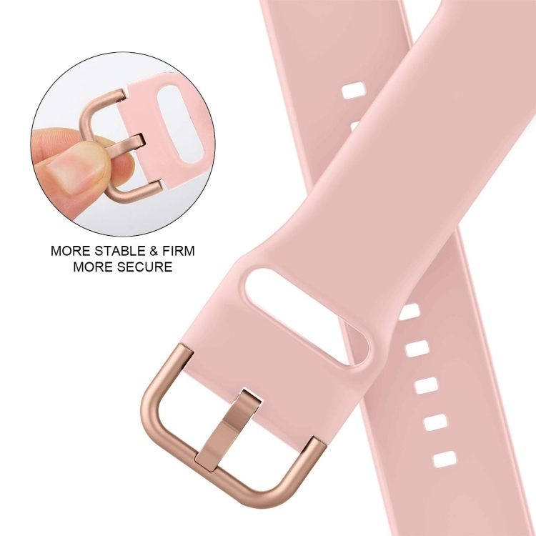 SILICONE Curea înlocuibilă Pentru Apple Watch 10 46mm Roz