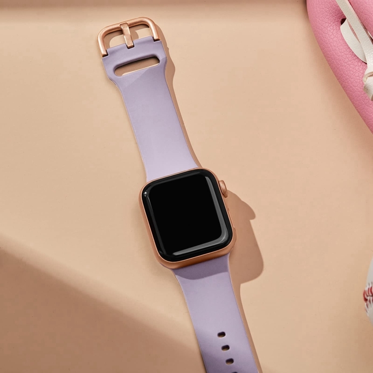 SILICONE Curea Interschimbabilă Pentru Apple Watch 10 42mm Violet