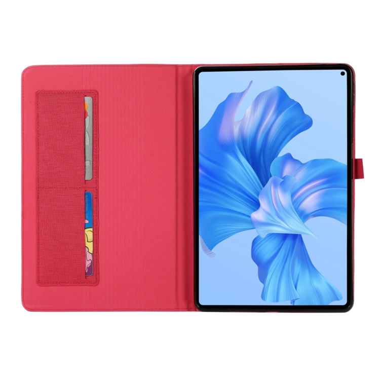 FABRIC Husă Rabatabilă Pentru Xiaomi Redmi Pad SE 8.7 Roșu