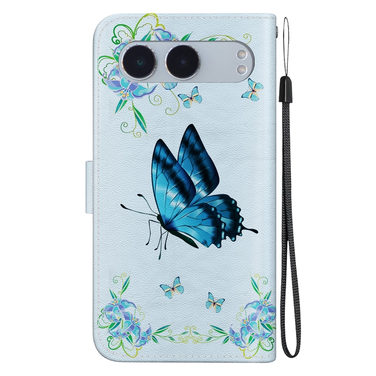 ART Husă Portofel Pentru OnePlus Nord 4 5G BLUE PANSIES