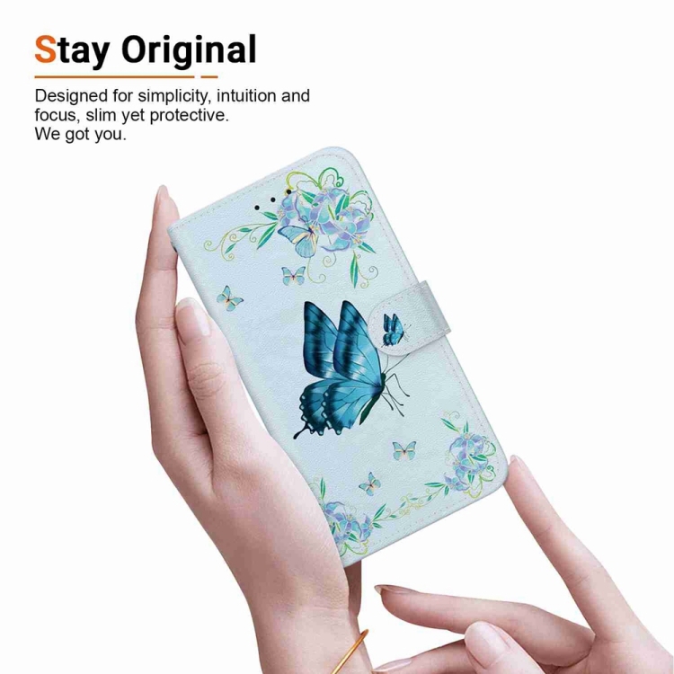 ART Husă Portofel Pentru OnePlus Nord 4 5G BLUE PANSIES